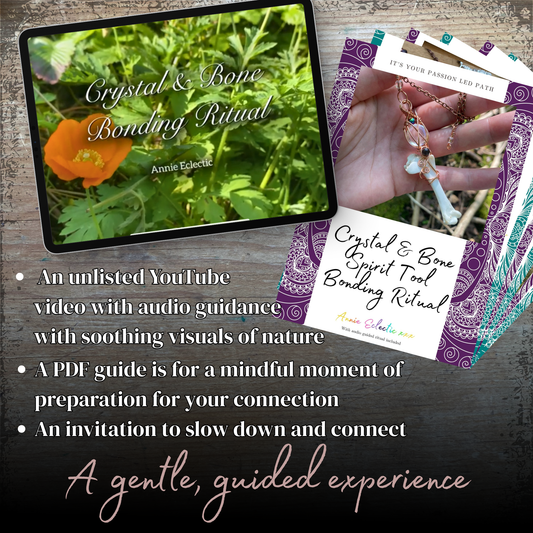 Guided Crystal & Bone Spirit Tool Ritual - PDF and Visual Audio Guide
