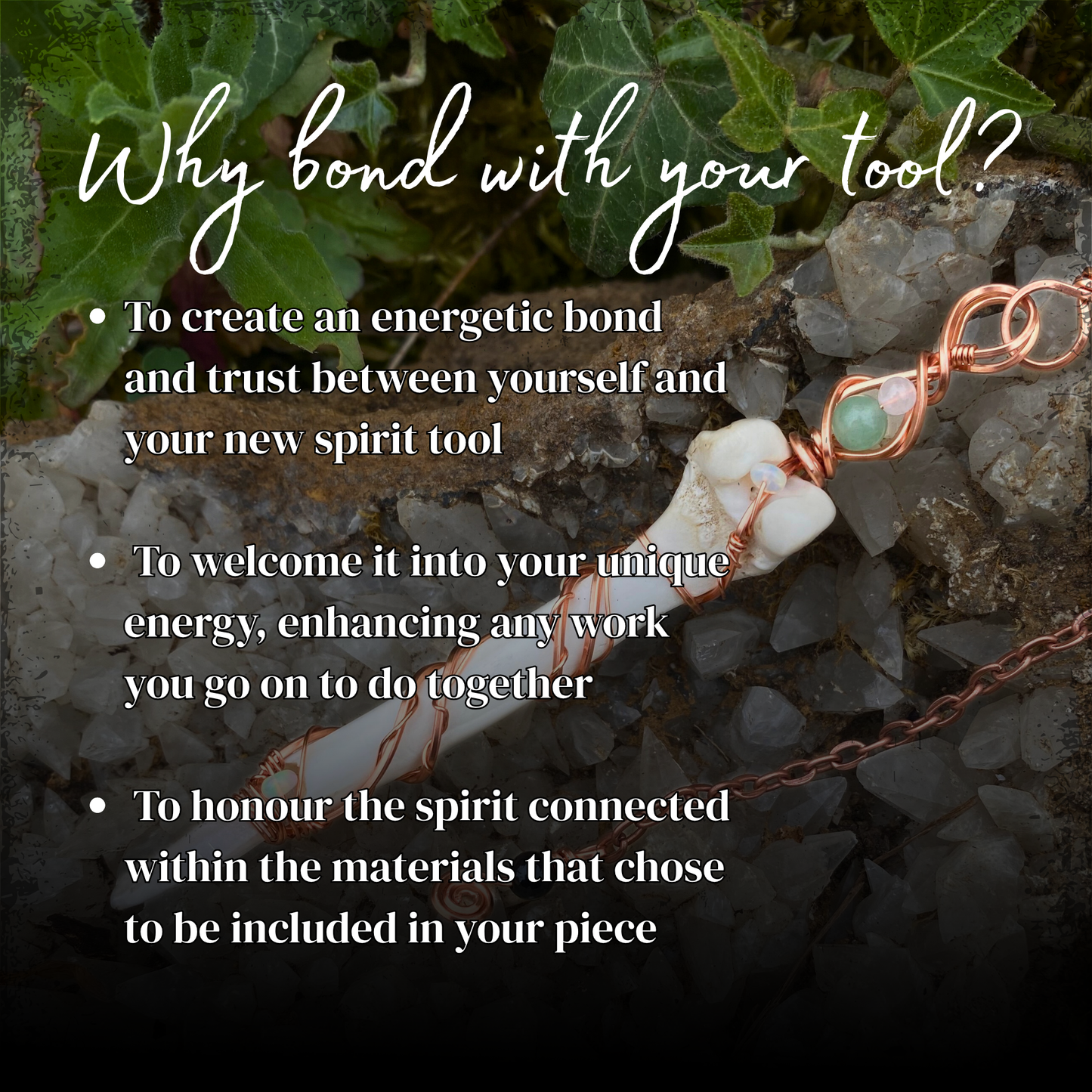 Guided Cryatl & Bone Spirit Tool Ritual - PDF and Visual Audio Guide
