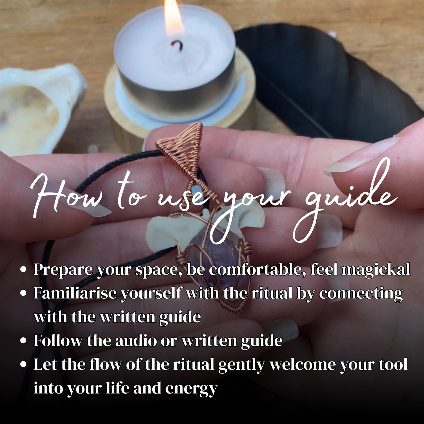 Guided Crystal Spirit Tool Ritual - PDF and Visual Audio Guide