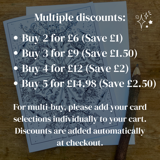 A6 Art print Greetings Cards