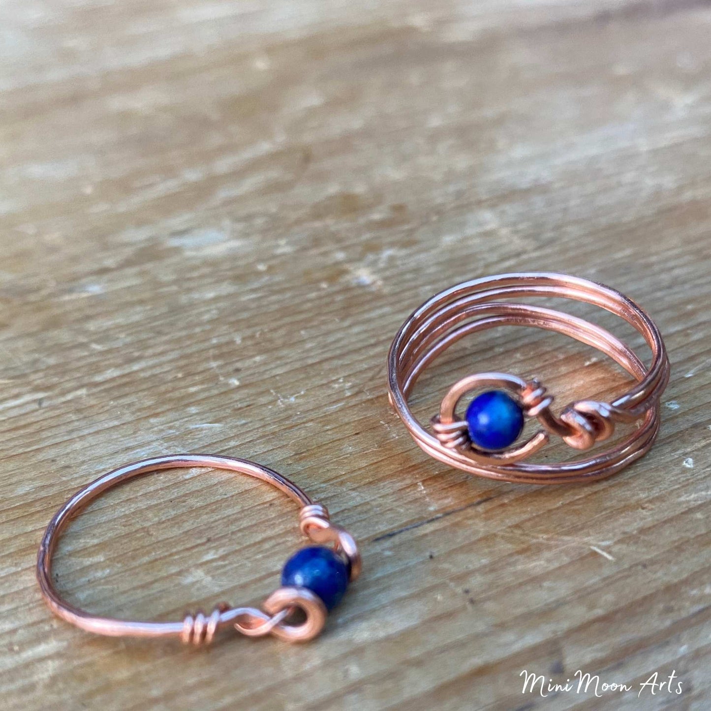 Fidget Lightning Bolt and Ring Crystal Healing Jewellery Set