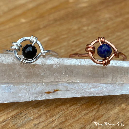 Orb Crystal Fidget Ring