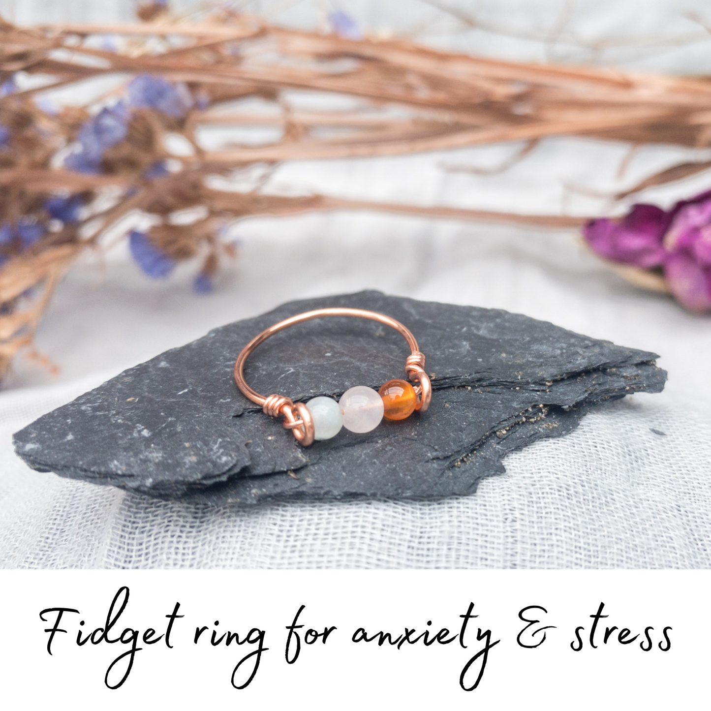 Power of Self-Love Triple Fidget Ring