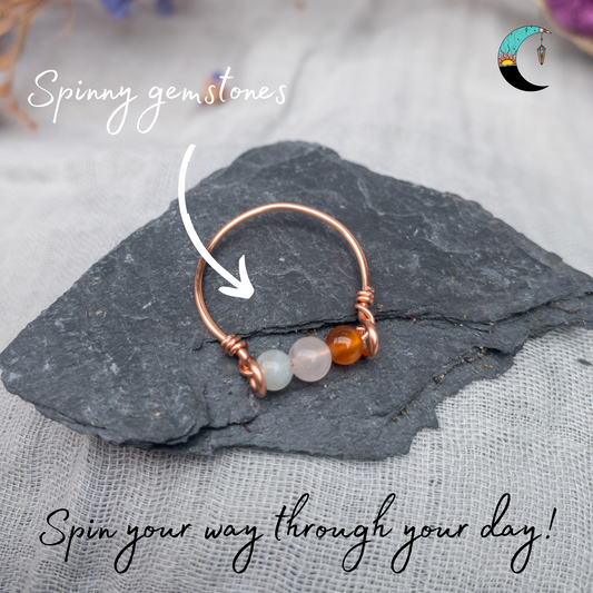 Power of Self-Love Triple Fidget Ring