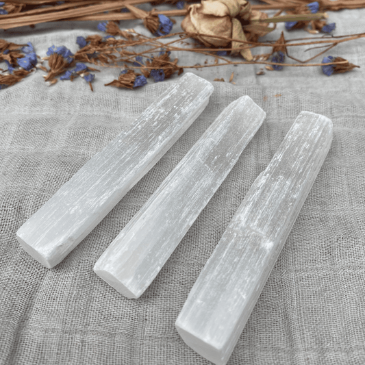 Selenite Satin Spar Wand