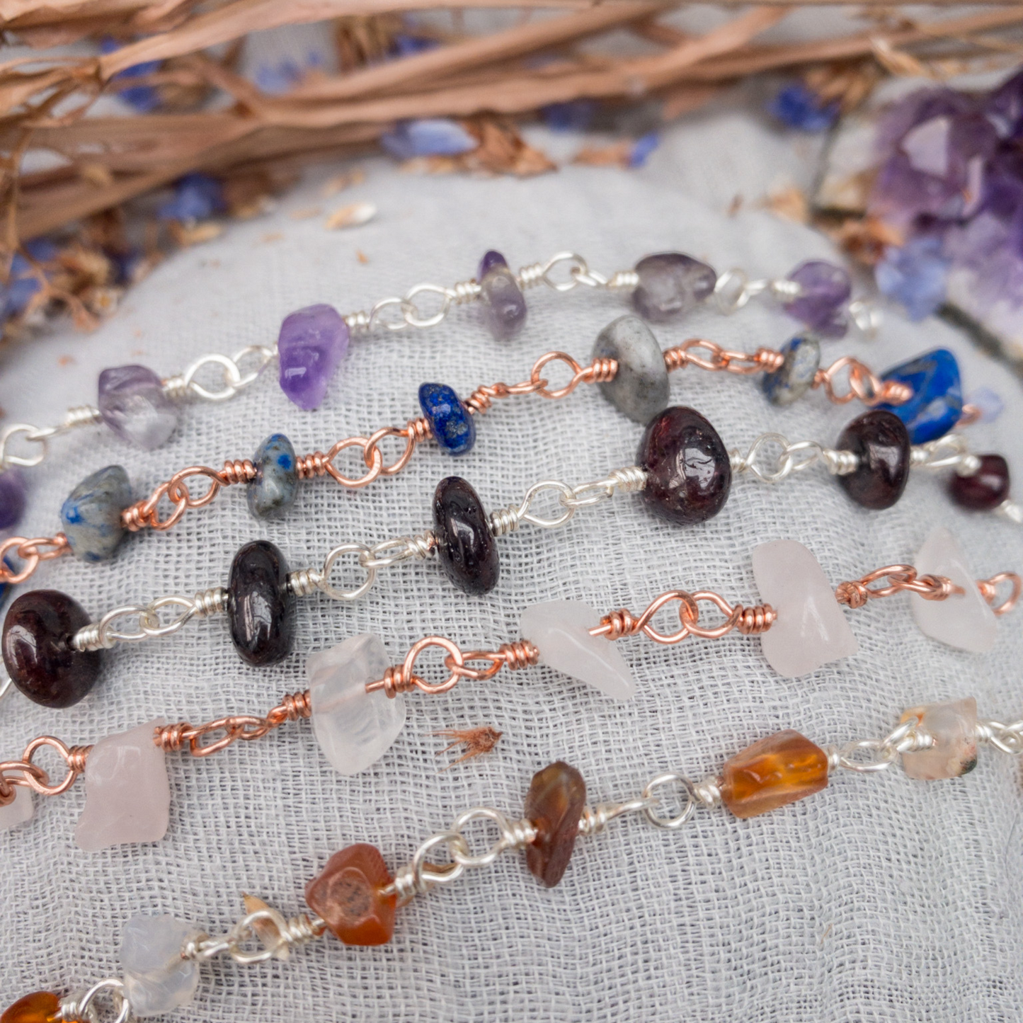 Wire Wrapped Menopause Bracelet