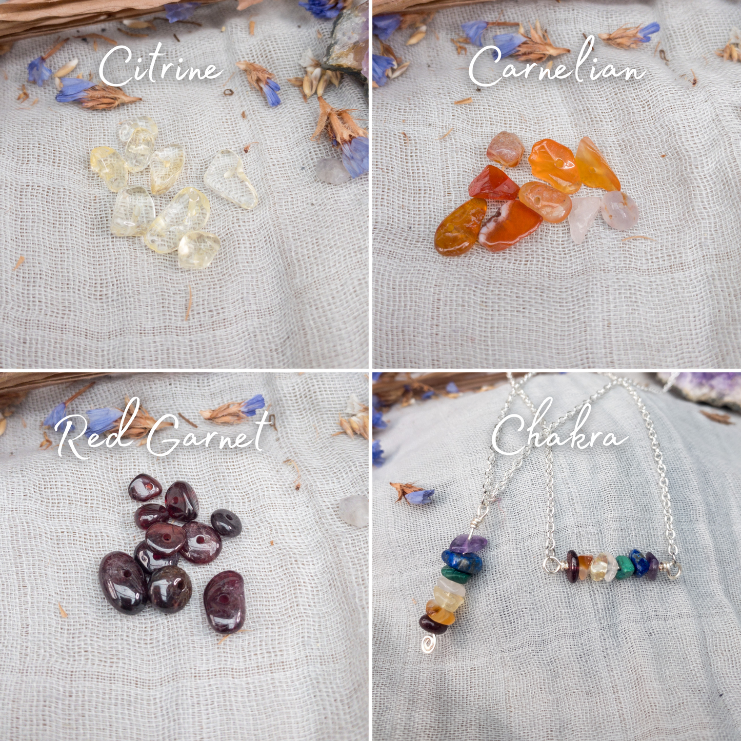 Menopause Seven Crystal Fidget Necklace