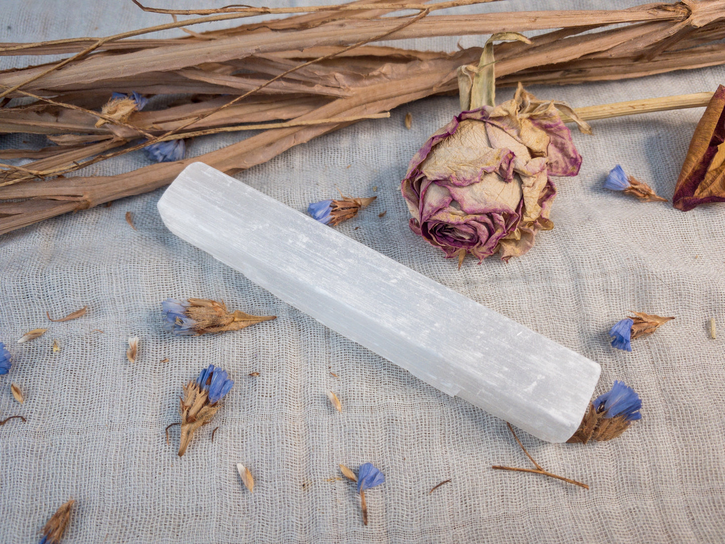 Selenite Satin Spar Wand