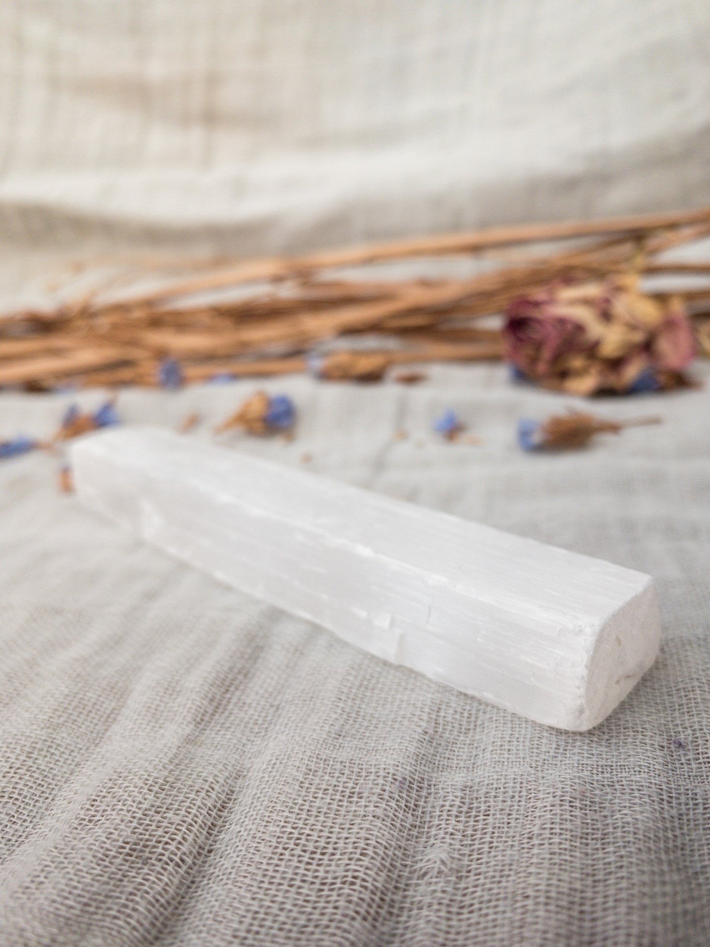 Selenite Satin Spar Wand