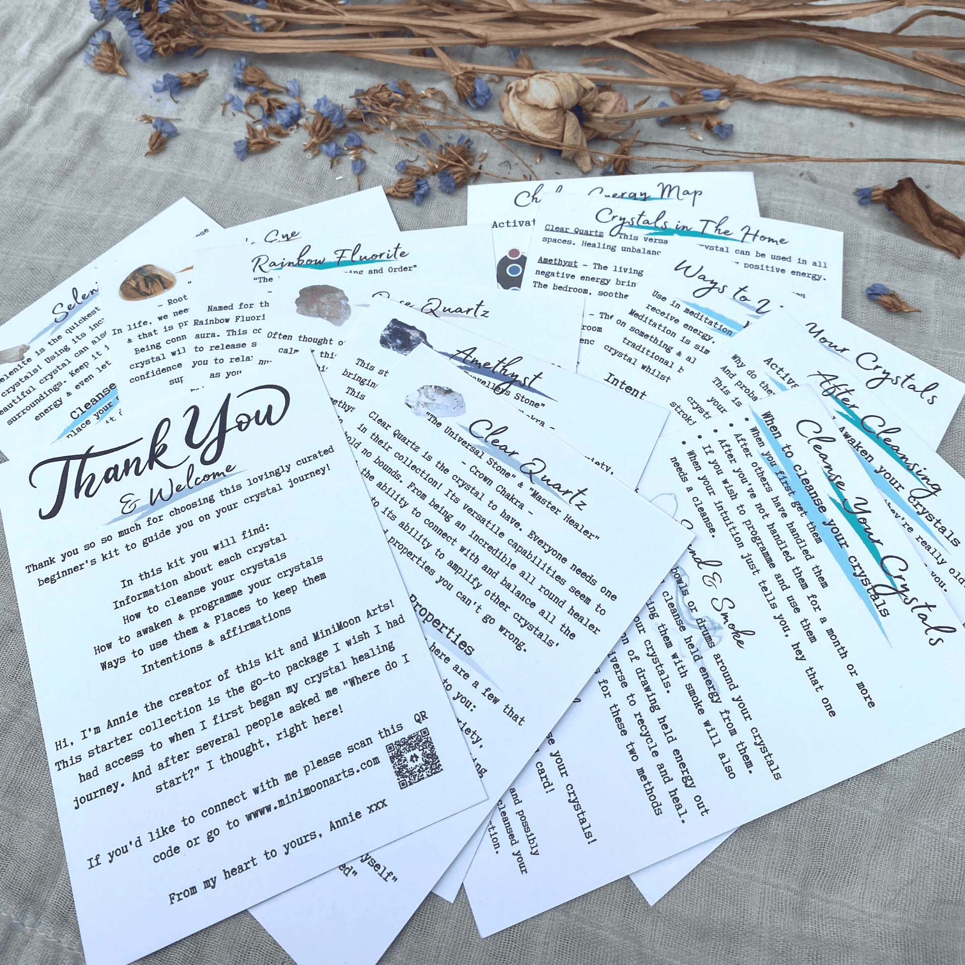 Crystals how to info kit