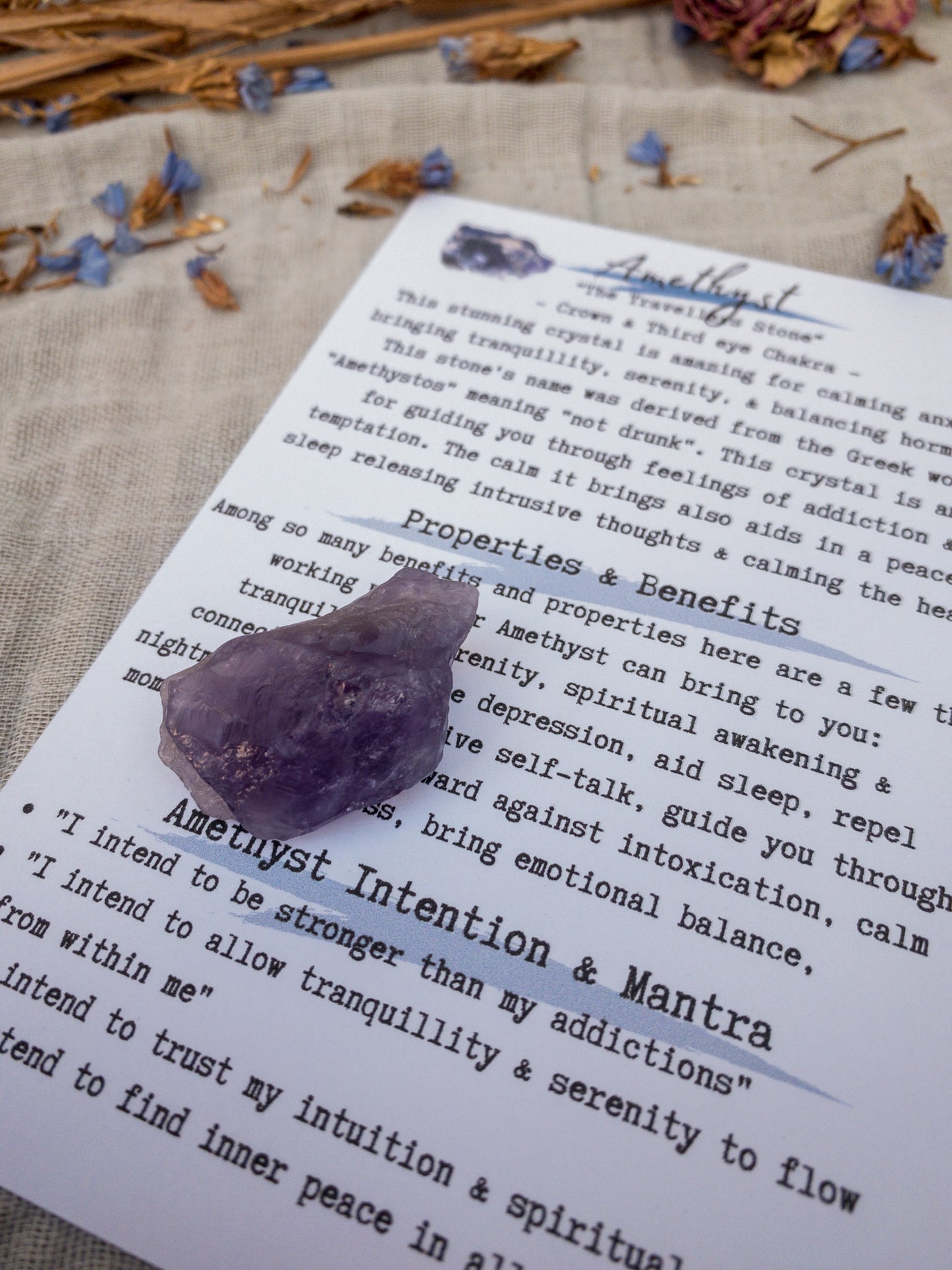Raw Amethyst Crystal